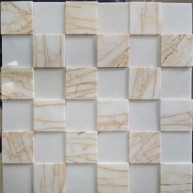 beige marble mosaic tiles